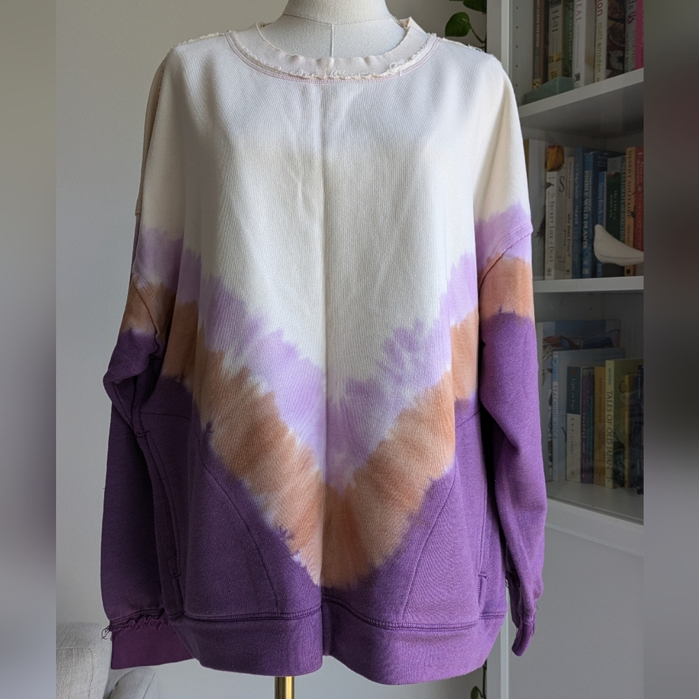 Free People Ombre Metti Crew Neck Sweater - Picture 3 of 11